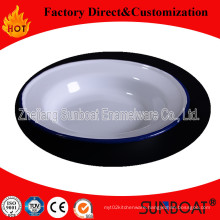 Enamel Deep Plate/Cookware Plate/Kitchen Enamel Pan/Logo Customized